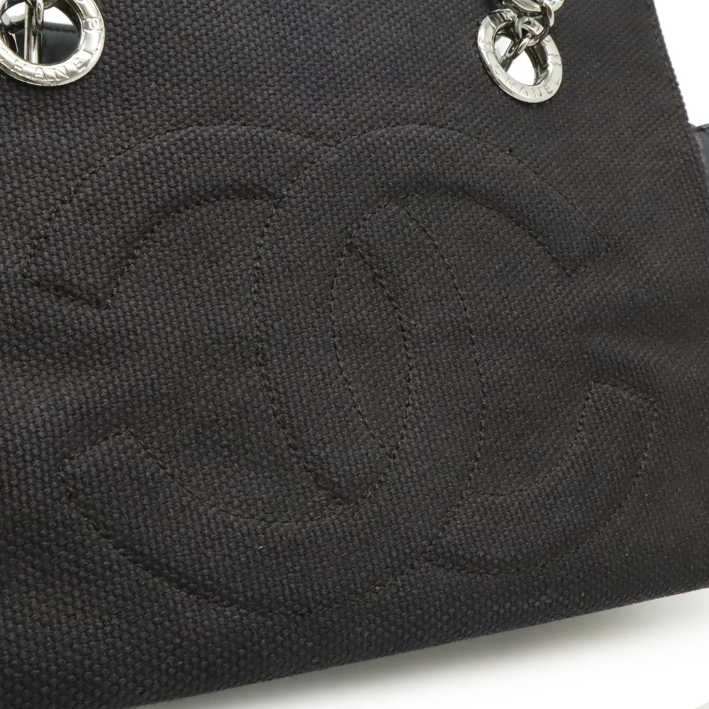 CHANEL Black Leather Tote Bag - Picture 10 of 10